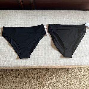 Victorias Secret swim bottoms size small black